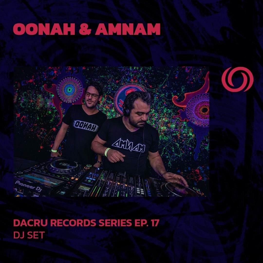 DJ Oonah performing with AmNam at Organic Dreams in Belgium in 2024.