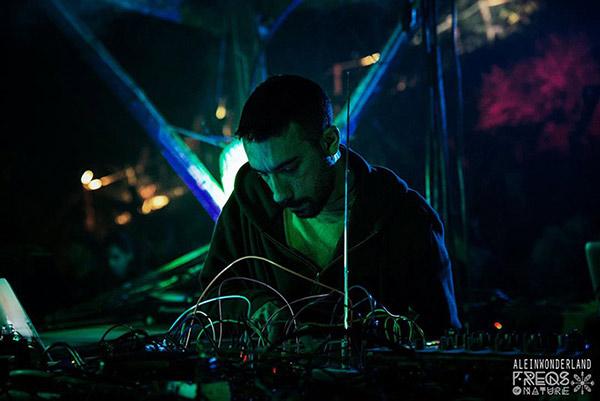 Orestis performing at Freqs of Nature.