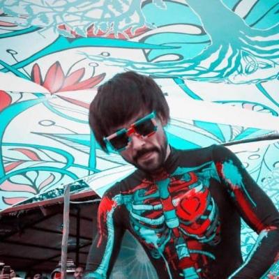 Vasily Markelov (Psykovsky), one half of the Osom project.
