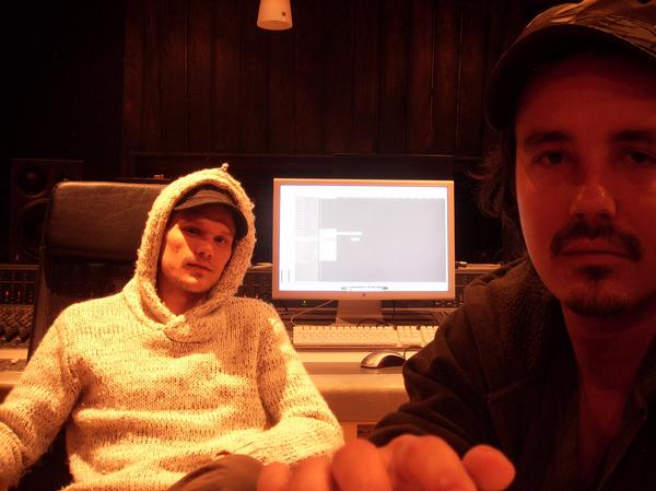 Ibojima duo Mathias Andersson and Olle Thulin in an official Flow Records press-pack photograph.
