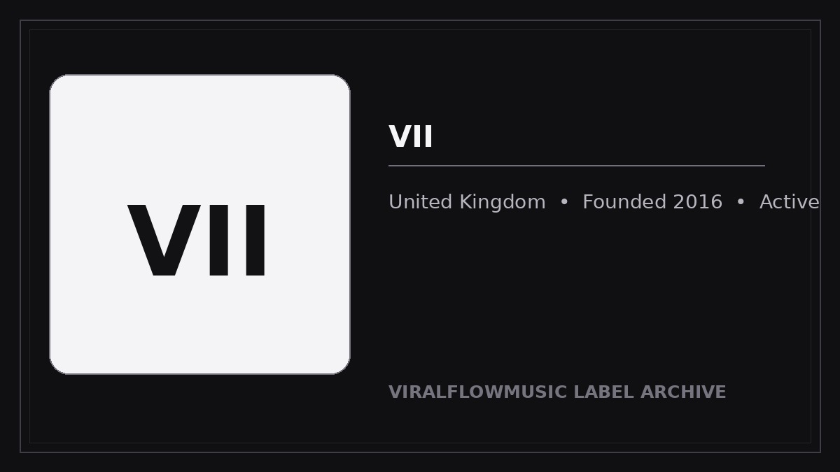 VII label archive image.